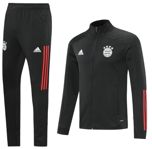 Bayern Munich Black Training Kits Jacket with Trousers 2020/21